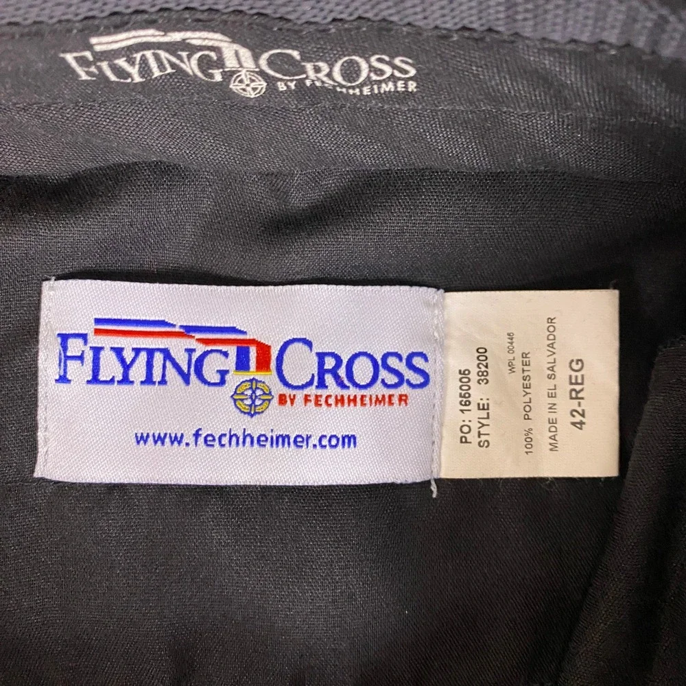 Vintage Flying Cross by Fechheimer Uniform Pants Men's 42-REG 42x32 Navy Blue